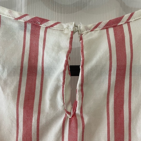 New Madewell Pink and White Stripe Sleeveless Tank size XS - Picture 2 of 9